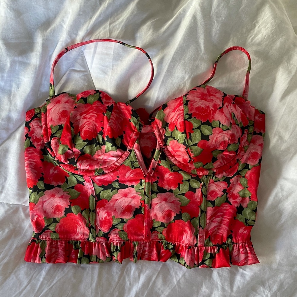 For Love and Lemons bustier top.